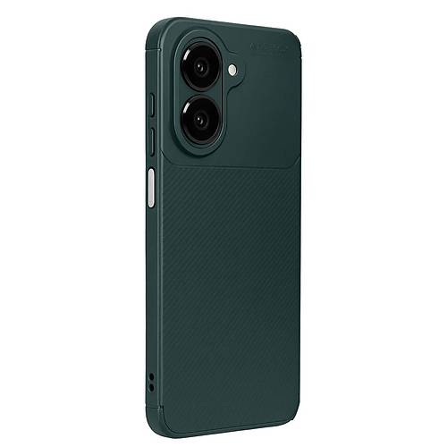 Galaxy A07 4G Auto Focus Karbon Kapak - Koyu Ye�il