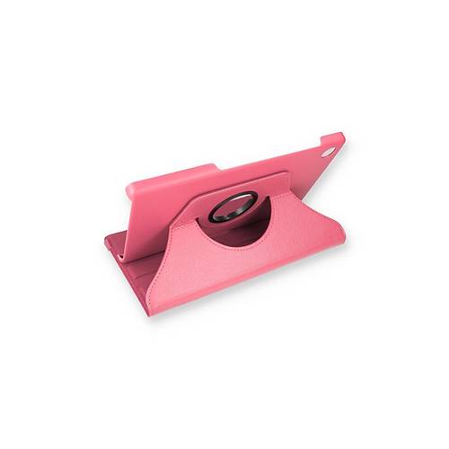 M10 HD X306F K�l�f 360 Tablet Deri K�l�f - Pembe