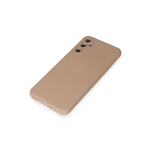 Galaxy M14 5G K�l�f Nano i�i Kadife Silikon - Pudra