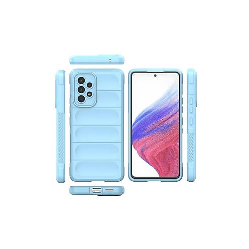 Galaxy A53 5G K�l�f Optimum Silikon - Sky Blue