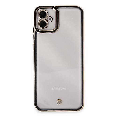 Galaxy A04E K�l�f Liva Lens Silikon - Siyah