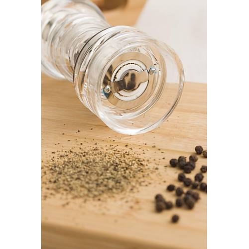 Akrilik Tuz Karabiber Baharat De�irmeni ���t�c� 14 Cm