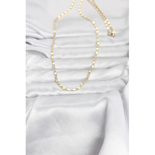 CM 14K Gold Renk Ezme Zincir 60 cm Kad�n Kolye