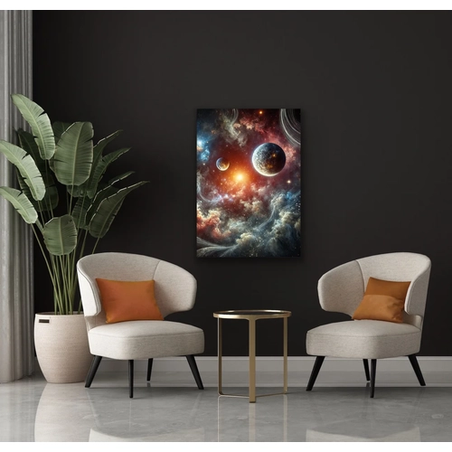Gezegenler Kanvas Tablo 70x100cm