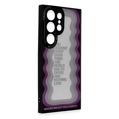 Galaxy S24 Ultra K�l�f Mirror Desenli Kapak - Mirror - 5