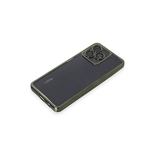 Realme C53 K�l�f Razer Lensli Silikon - Ye�il