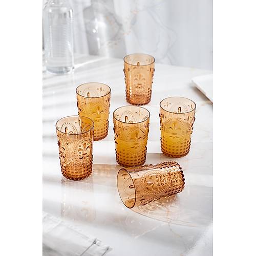 Akrilik Bal Tekli K�sa Bardak & Su Me�rubat Kahve Yan� Barda�� 400 ml ( Cam De�ildir )