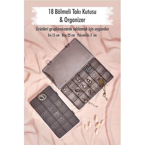 18 B�lmeli Tak� Kutusu & �ok Ama�l� Kutu & Organizer