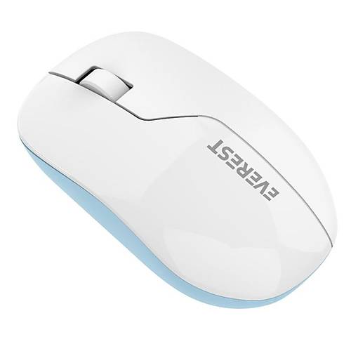 EVEREST SMW-973 KABLOSUZ USB BEYAZ/MAV� 2.4GHZ MOUSE