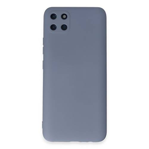 Realme C11 K�l�f Nano i�i Kadife Silikon - Gri