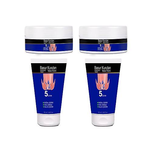 BasurKurutan Kremi 2 Adet Aslanpen�esi Kestane Hellebore �i�ek Esktarlar� (50 ml) T�p&Kavanoz Set
