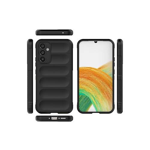 Galaxy A05S K�l�f Optimum Silikon - Siyah