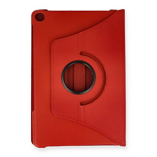 Tab M10 TB328FU K�l�f 360 Tablet Deri K�l�f - K�rm�z�