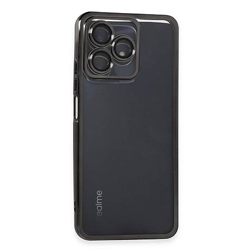 Realme C53 K�l�f Razer Lensli Silikon - Siyah