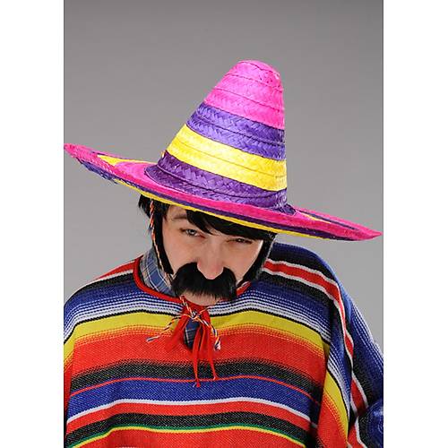 Sombrero Meksika �apkas� Renkli �rme Has�r Yeti�kin Boy