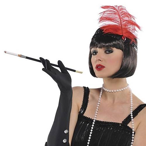 Uzun Sigara A��zl�k 70li 80li 90l� Y�llar Retro Parti 30 cm