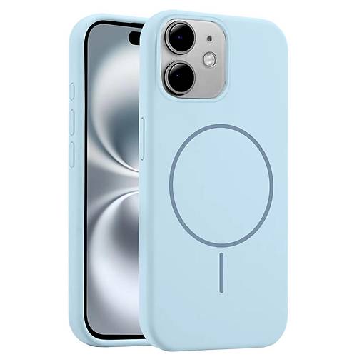 iPhone 11 K�l�f Jully Magsafe Kapak - Mavi