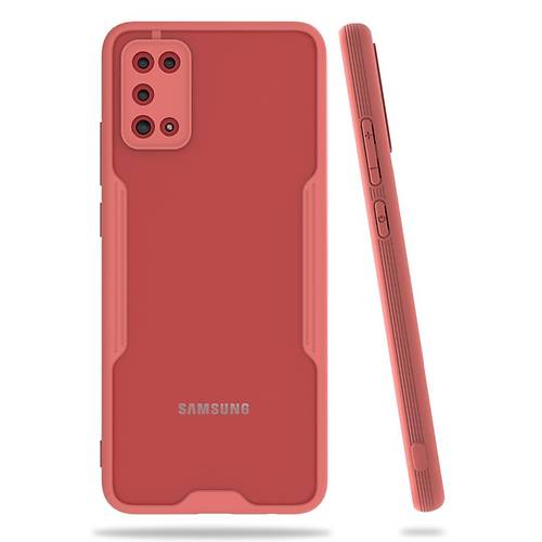Galaxy A02S K�l�f Platin Silikon - Pembe