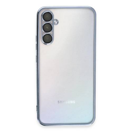 Galaxy A34 5G K�l�f Razer Lensli Silikon - A��k Mavi