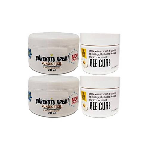 ��rek Otu Kremi XL Boy Rahatlat�c� Krem 2x200 ml+Bee Cure Krem 2x150 ml