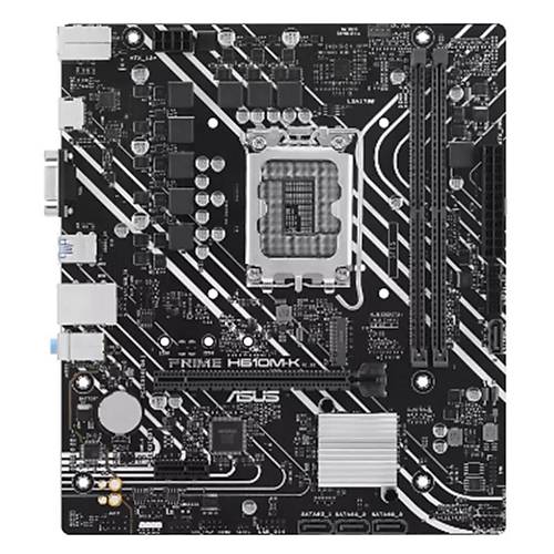 ASUS PRIME H610M-K DDR5 5600MHZ 1XVGA 1XHDMI 1XM.2 USB 3.2 MATX 1700P (12. / 13. VE 14. NES�L ��LEMC� UYUMLU)