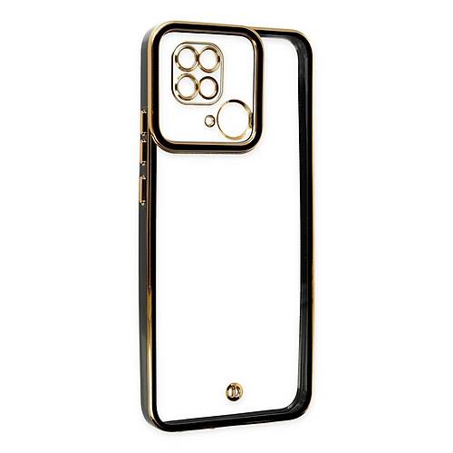 Redmi 10C K�l�f Liva Lens Silikon - Siyah