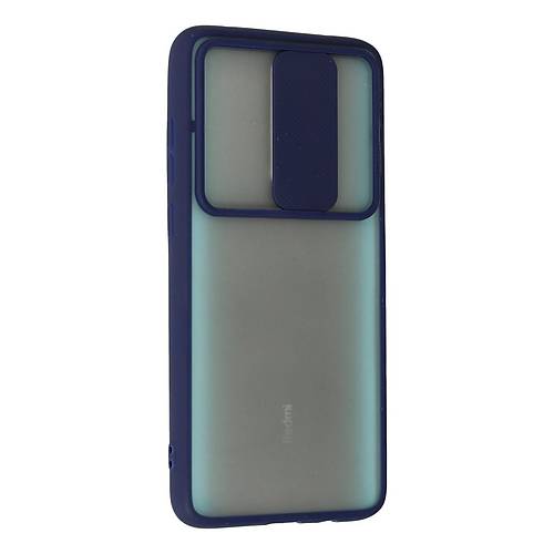 Redmi Note 8 Pro K�l�f Palm Buzlu Kamera S�rg�l� Silikon - Lacivert