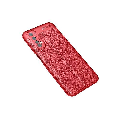 Realme 7 K�l�f Auto Focus Kapak - K�rm�z�