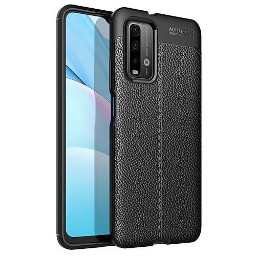 Redmi 9T K�l�f Auto Focus Kapak - Siyah