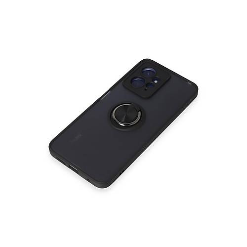 Redmi Note 12 4G K�l�f Montreal Y�z�kl� Silikon Kapak - Siyah
