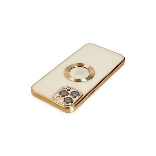 iPhone 12 Pro K�l�f Slot Silikon - Gold