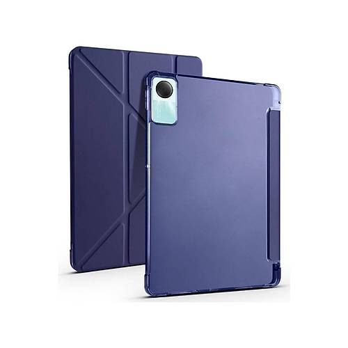 Redmi Pad SE 4G K�l�f Kalemlikli Mars Tablet K�l�f� - Lacivert