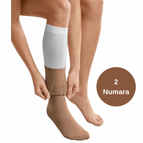 Mediven Ulcer Kit Dizalt� Varis �orab� - CCL1 - Burnu Kapal� - Bej - 2 Numara - K�sa (Petite)