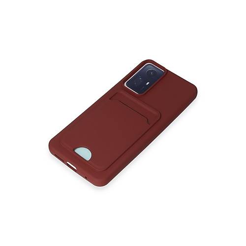 Redmi Note 12S K�l�f Kelvin Kartvizitli Silikon - Bordo