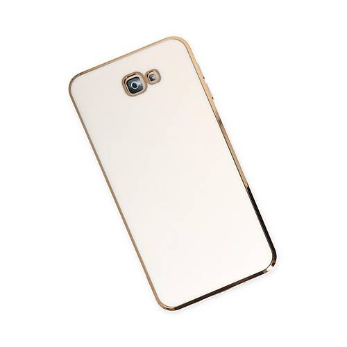 Galaxy J7 Prime K�l�f Volet Silikon - Beyaz