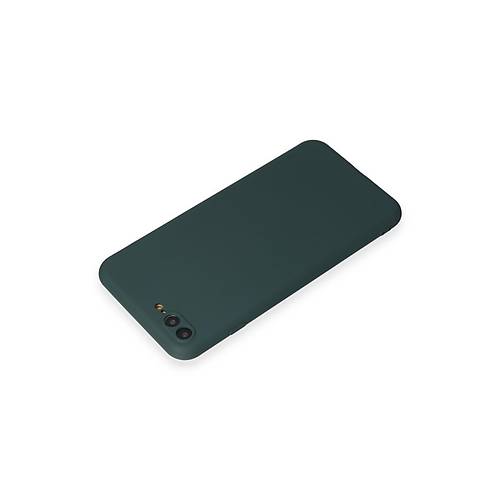 iPhone 7 Plus K�l�f First Silikon - Koyu Ye�il