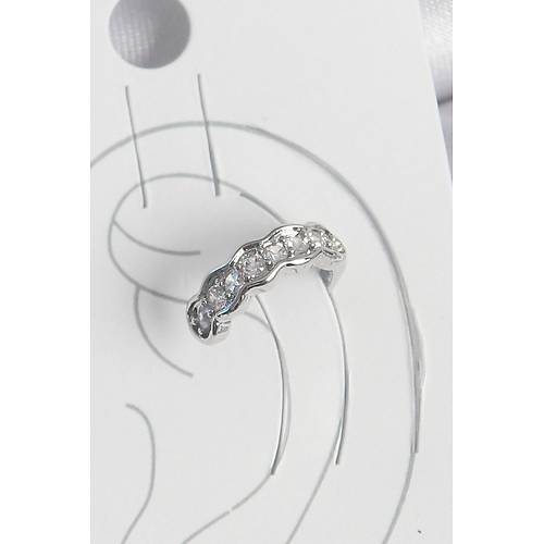 Pirin� G�m�� Renk Zirkon Ta�l� K�k�rdak Model Kad�n K�pe