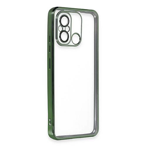 Redmi 12C K�l�f Razer Lensli Silikon - Ye�il
