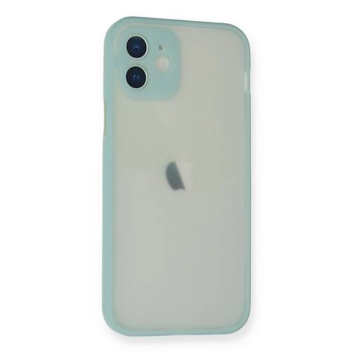 iPhone 11 Pro Max K�l�f Montreal Silikon Kapak - Turkuaz