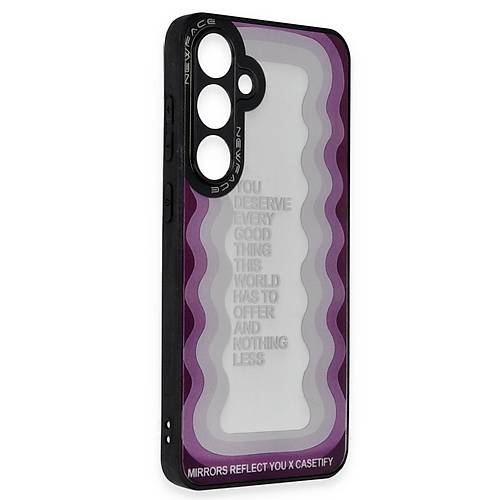 Galaxy A25 5G K�l�f Mirror Desenli Kapak - Mirror - 5