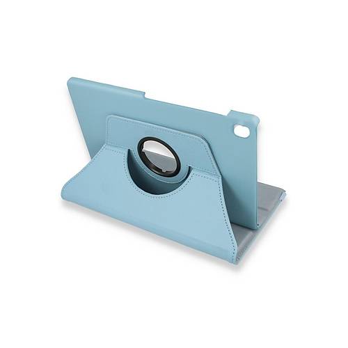 M10 FHD Plus X606F K�l�f 360 Tablet Deri K�l�f - Turkuaz