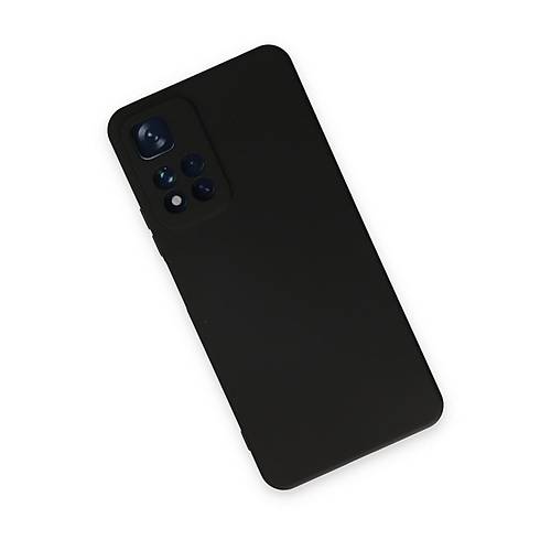 Redmi Note 11 Pro Plus 5G K�l�f Nano i�i Kadife Silikon - Siyah