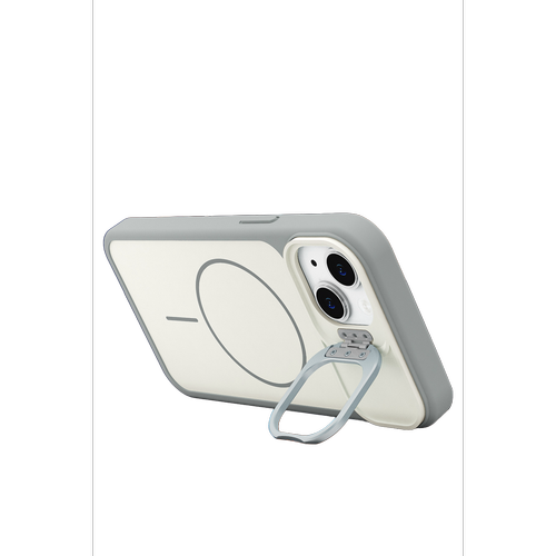 iPhone 15 Pale Magsafe Standl� Kapak - Beyaz