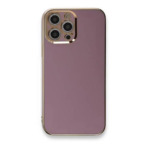 iPhone 12 Pro K�l�f Volet Silikon - Mor