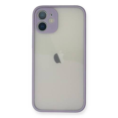 iPhone 11 Pro Max K�l�f Montreal Silikon Kapak - Mor
