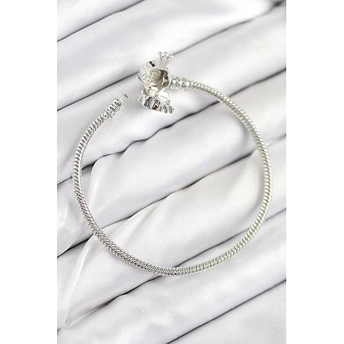 Pirin� Charm Zirkon Ta�l� Ta� Model G�m�� Renk Kad�n Bileklik