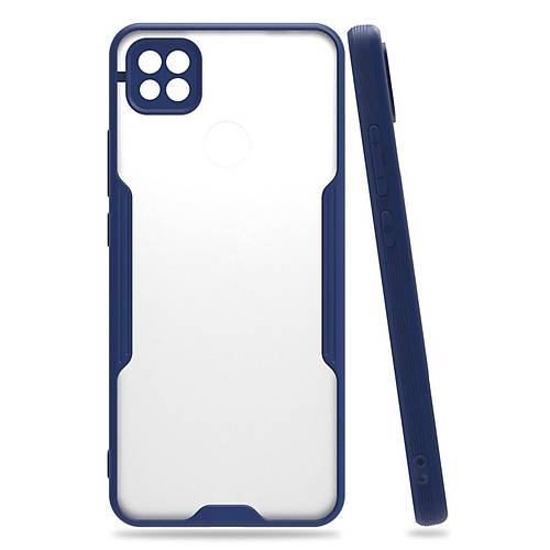 Redmi 9C K�l�f Platin Silikon - Lacivert