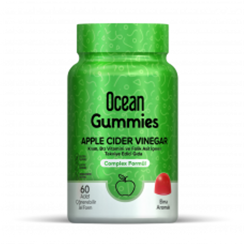 Ocean Gummies Apple Cider Vinegar 60 Adet