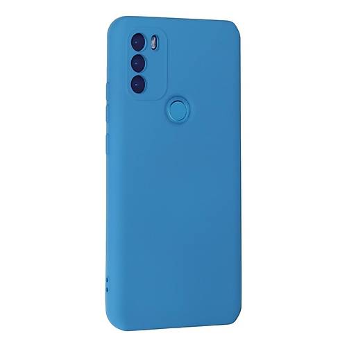 GM 21 Plus K�l�f Nano i�i Kadife Silikon - Mavi