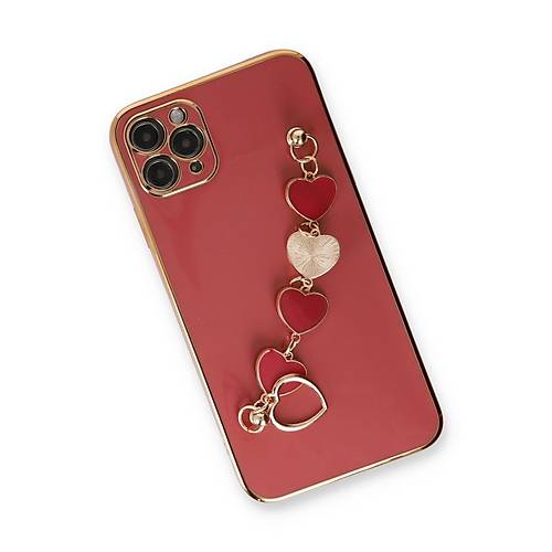 iPhone 11 Pro Max K�l�f Esila Silikon - K�rm�z�